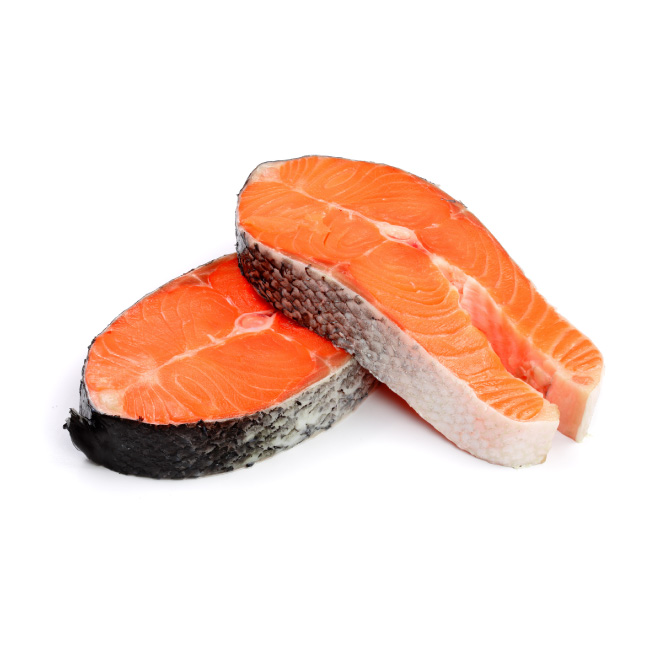 Salmone a tranci 